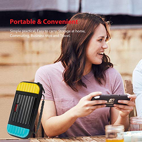 Nintendo Switch Lite Caixa de transporte, Bolsa de viagem portátil ultrafina ABS de casca dura e PC para Switch Lite.