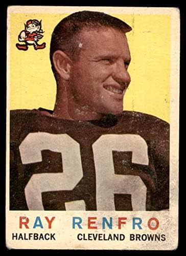 1959 Topps 37 Ray Renfro Cleveland Browns-Fb Browns-Fb N.Texas