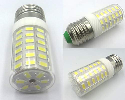 Lâmpadas LED de lâmpadas LED 10W Luz de milho LED de 6000k branco para o teto Candelador de lustre pendente, base de soquete