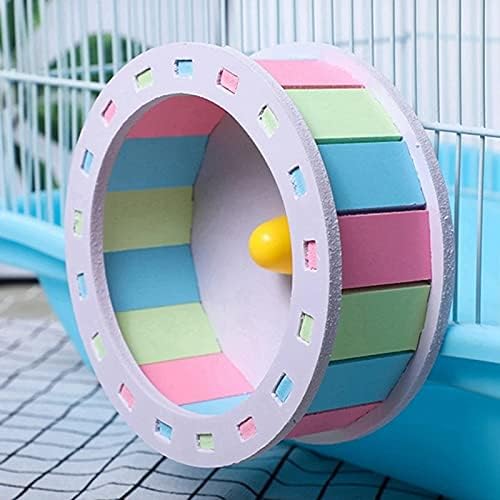 Lepsjgc 1pcs Pet Sports Sports Fitness Hamster Hamster Cor da roda de corrida Função de brinquedos de brinquedos de plástico de plástico