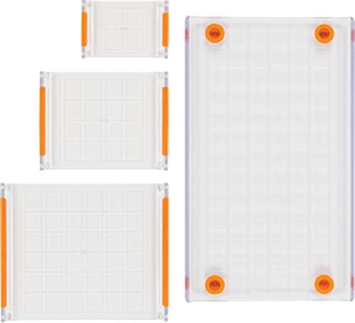 Fiskars 106150-1001 Conjunto de blocos de carimbo transparente, branco