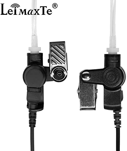 Fone de ouvido da polícia de Leimaxte 3,5mm Ouça apenas fone de kit de áudio do tubo acústico para o alto -falante Remote