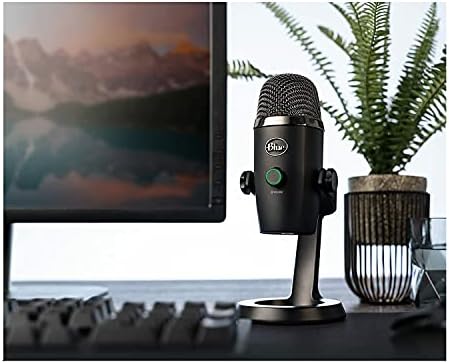 Blue Yeti Nano Pacote USB premium de microfone com filtro pop