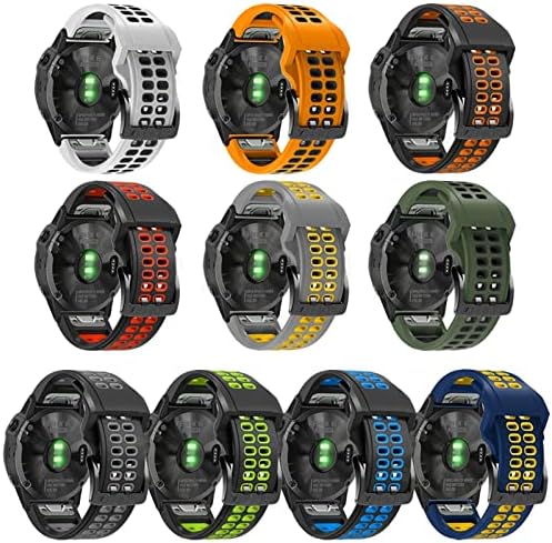 MOPZ 22 26mm de faixa de vigilância para Garmin Fenix ​​7 Fenix ​​6 5 5Plus 935 945 Silicone EasyFit Wrists para Fenix