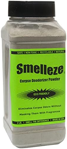 SMELLEZE SMELLEZE DEODORRIZADOR DE ODOR DE CORPELO NATURAL: 2 lb. pó remove odor de cadáveres