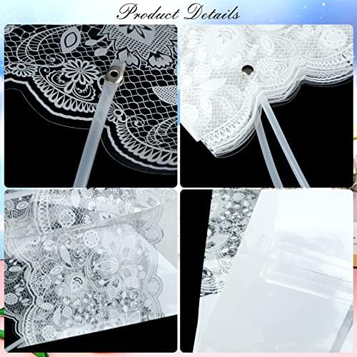 10 PCs 10x9x9in Clear PVC Flower Gift Bacs Bouquet Bolsa de embrulho Sacos de presente grossos com alças sacos de buquê impermeáveis