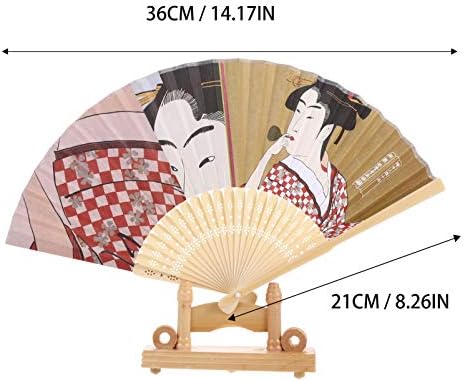 Fan de fã de mão Besportble Fan Fan Fan Fan Dobring Retro Fã de papel de mão japonês Fan de dança de dança para dança