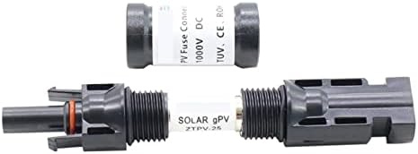 Gande 5pcs Solar em linha fusível conector 20a MP 1000 V DC Masculino para feminino PV Solar Solar Solder