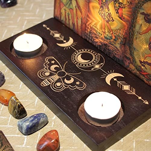 Titular do cartão Tarot Stand para o suporte de tarô de 3 cartas, exibir diariamente o oracle card stand altar suprimentos