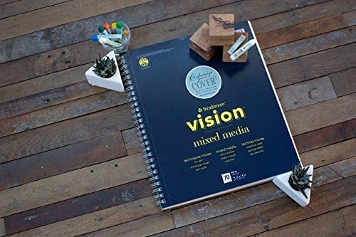 Strathmore Vision Vellum mixed Media Pad 5.5 x8.5 -98lb, 70 folhas -62662550