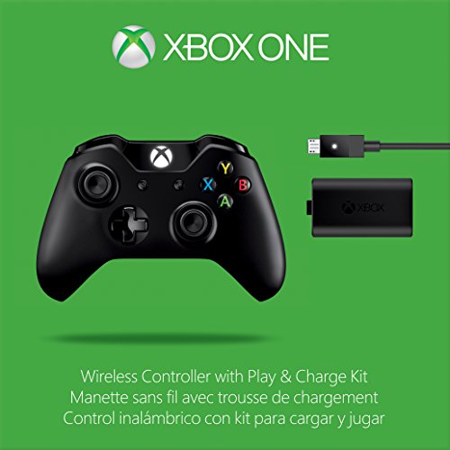 Controlador sem fio Xbox One e kit de reprodução e carga