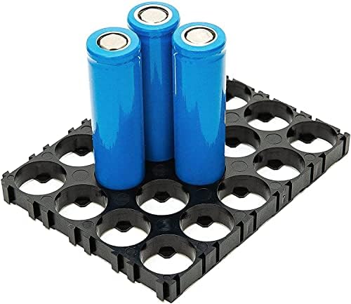 Spacer de célula de lítio JutaGoss 4x7 Suporte de bateria 18650 Bateria de bateria Suporte de pacote18.5mm DIA para bateria