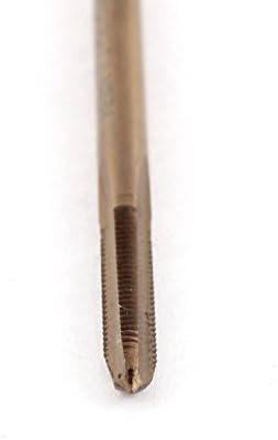 Aexit m3 x torneiras 0,5 mm 50 mm de comprimento 3 flautas retas Torpes de tubo espiral de cobalto de cobalto