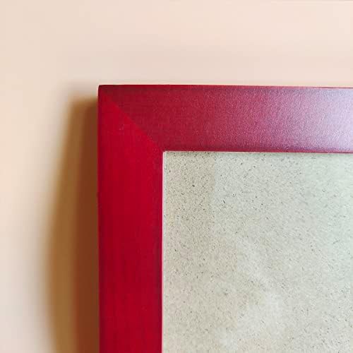 KELE Modelo 3.5x5 Quadros de imagem vermelha Moldura de madeira sólida, mesa de plástico ou parede.