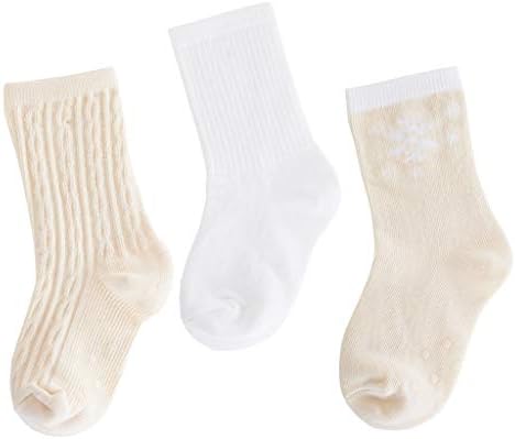 ECOLAND BABY CUMDLER CLOGON CLOGON CLOGON Anti Skid Grip Socks - 3 Combo de design