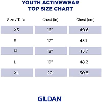 Camiseta Ultra de Algodão da Juventude Gildan, estilo G2000B, 2-PACK