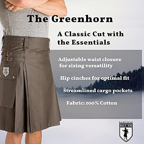 DAMN PERTO KILT 'EM MEN GREEHORN Utility Kilt