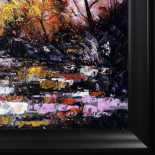 Overstockart Chassepierre 6741 de Pol Ledent com quadro de cetim preto