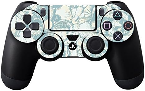 Mightyskins Skin Compatível com Sony PS4 Controller - Blue Seashells | Tampa protetora, durável e exclusiva do encomendamento de vinil | Fácil de aplicar, remover e alterar estilos | Feito nos Estados Unidos