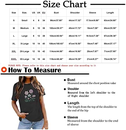 Camisa cerebral floral para mulheres tees gráficos vintage básico casual túnica top teen menina curta manga curta blusa