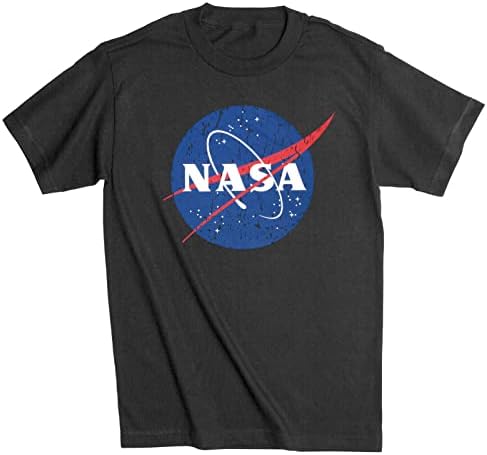 Logo Official NASA camisa T-shirt de logotipo da NASA angustiada