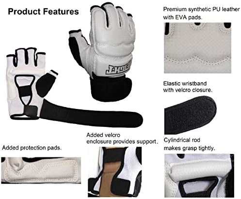 Conjunto de luvas MMA Protetor do pé de mão Taekwondo Sparring equipamento para artes marciais Punch Saco de kickboxing Foot Guards