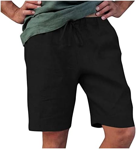 Ymosrh shorts grandes e altos calças naturais de qualidade contemporânea de qualidade macia bolso macio shorts de cor masculina