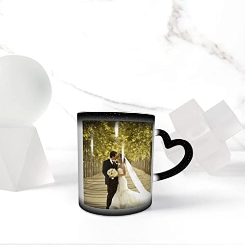 DamnGud Custom Mudança de cores CUSTO no céu | Caneca mágica personalizada com foto | Experimente a mágica com nosso copo de alteração