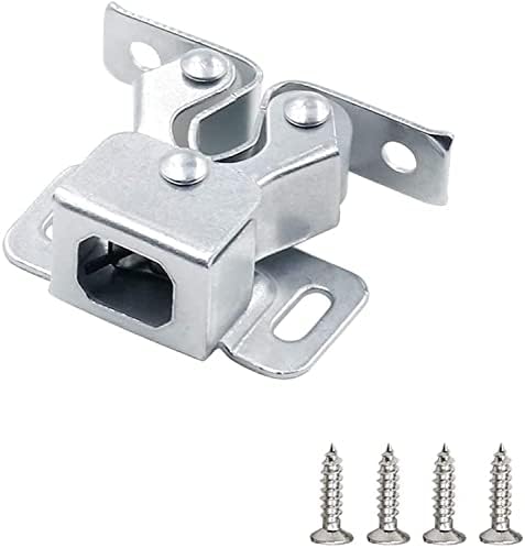 Xmhf hardware roller captura roller duplo captura ton silver captura porta trava com parafusos de instalação para armário