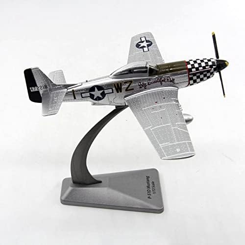 MOOKEENONE 1:72 Exército dos EUA AIR P-51 Mustang Fighter Aircraft Modelo de simulação Aeronave Modelo de aviação Kits