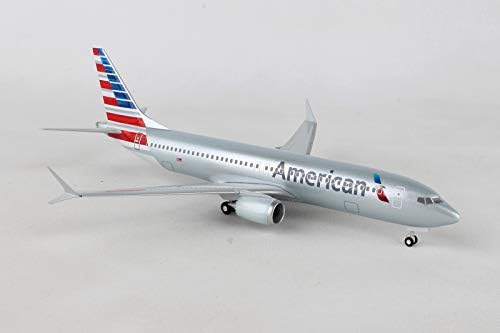 Daron Hogan Wings American 737 Max 8 1/200 com engrenagem