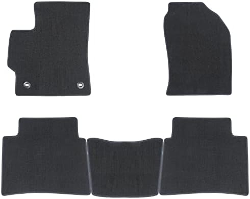 Mats de piso AMOMSAZTO Compatível com 2023 2022 2021 2020 Toyota Corolla Sedan, revestimentos de nylon de nylon preto