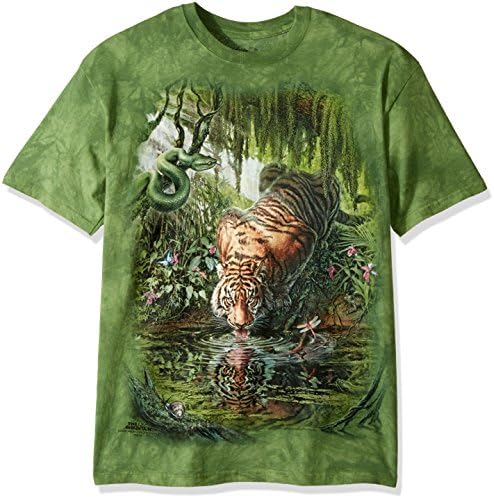 A camiseta de tigre encantada dos homens da montanha