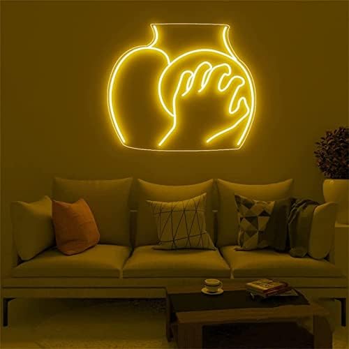 DVTEL LED LED LED SILHO DE NEON LED MODELAÇÃO LEZAS LUMAS LENTAS LUMAS LUZES SIGNA PAINEL DE ACRYLIC Luz decorativa, vermelha,