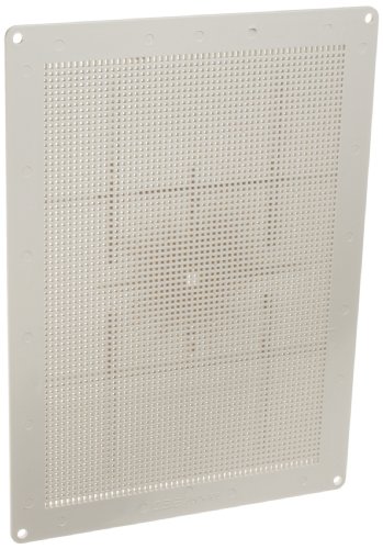 Bud Industries NBX-10990-PL PAINEL PLÁSTICO ABS 17,6 L x 13,1 W x 0,17 H, sem pintura