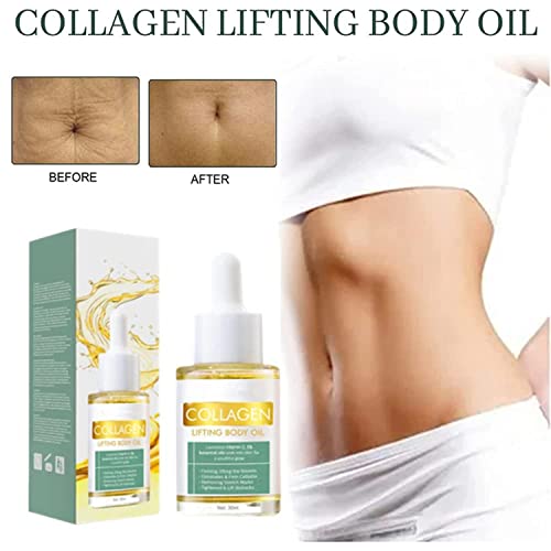 Zimfen Beautywomen Colágeno levantamento de óleo corporal, beleza Lady Collagen levantando óleo corporal, soro anti -envelhecimento