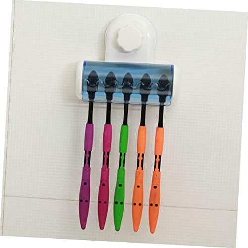 Yardwe 1pc de sucção de dentes de dentes de dentes organizador de caixa de armazenamento de armazenamento com ganchos de parede