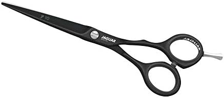 Jaguar Offset Hair Cutting Scissors Linha branca JP 10 preto 46575-1 - 5,75 polegadas