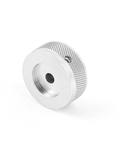 UXCELL A15020500UX0475 1,4 X0.6 Silver Solid Aluminium HiFi Speaker Radions Volume