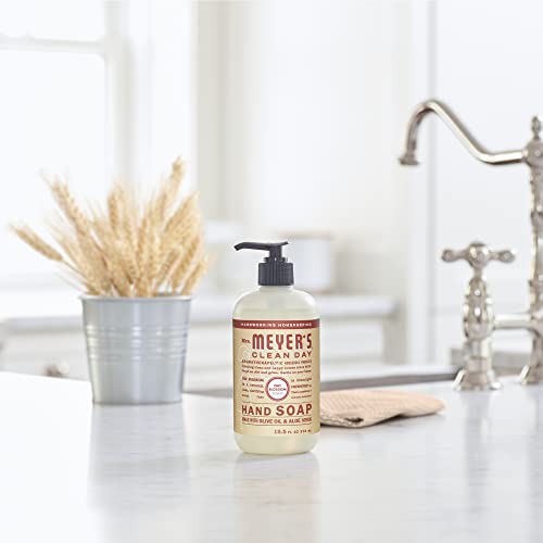 Sra. Meyer's Hand Soap, feito com óleos essenciais, fórmula biodegradável, Blossom de aveia, 12,5 fl. oz