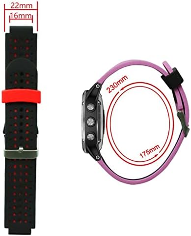 Outvi relógio banda de silicone substituto de reportagem de garmin precedente 235 220 230 620 630 735xt pulseira esportiva esportiva