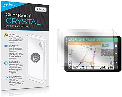 Protetor de tela de ondas de caixa para Garmin Dezl OTR700 - CRISTAL DE CLEARTOUCH, HD FILM SKIN - Escudos de arranhões para Garmin