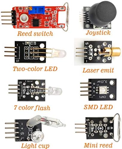 Deyue 38 em 1 kit de módulo de sensor para o projeto Arduino Rapsberry PI