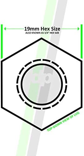 DPACCESSORIAIS 20 PRATA 12X1.5 NOTAS DE BOLDA DE BOLGE DE ENÇÃO aberta - assento de cone - 19mm Hex D2126-2308/20